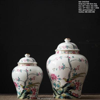 CHÓE HỌA TIẾT CHIM – HOA